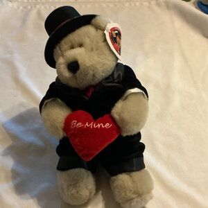 Starbucks Bearista Plush in Black and Red Outfit